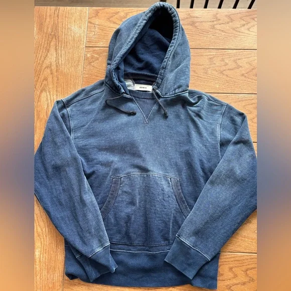 Buck Mason Navy Hoodie - Picture 1 of 6
